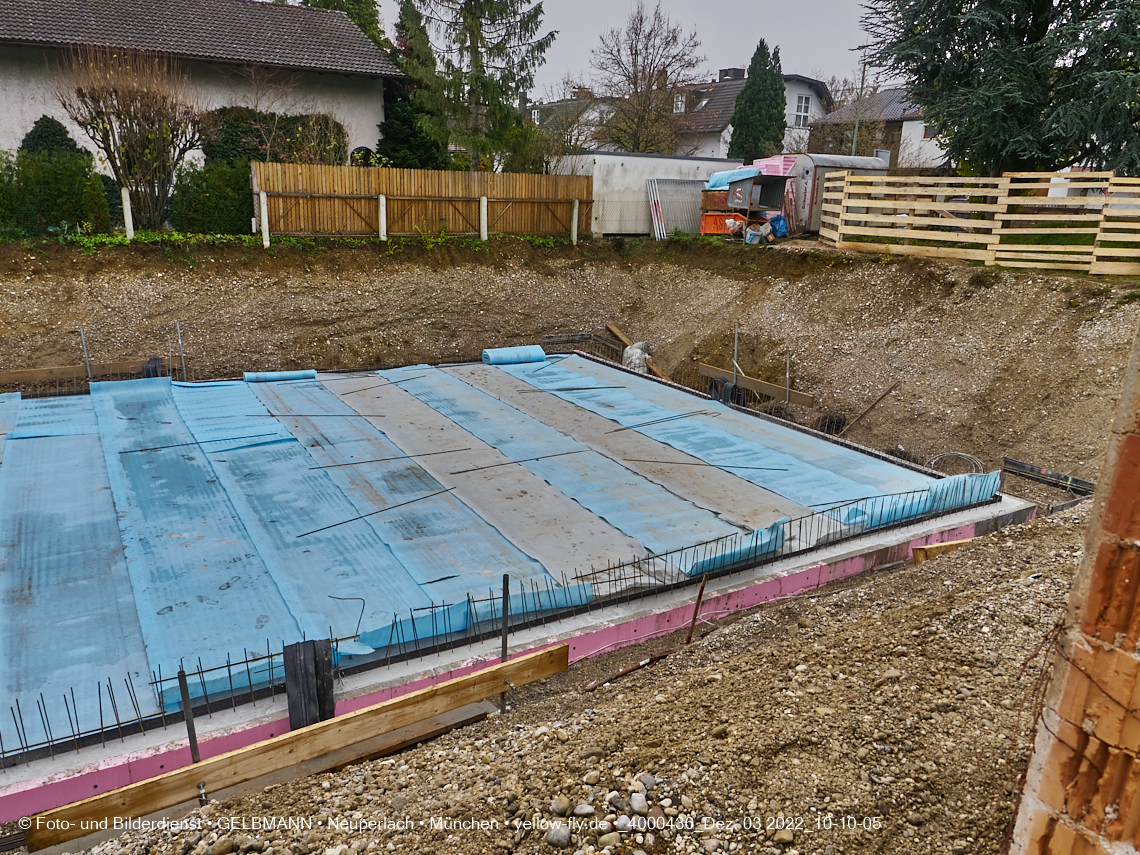 03.12.2022 - Neubau eines Mehrfamilienhause in der Niederalmstraße 16 in Neuperlach-Trudering